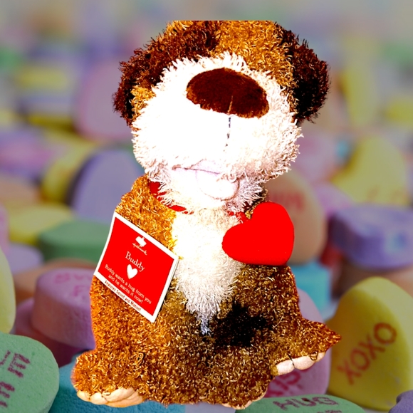 Hallmark Talking Buddy Plush Animated Puppy Dog Animal Valentines Day Flaps Ears - Picture 2 of 8